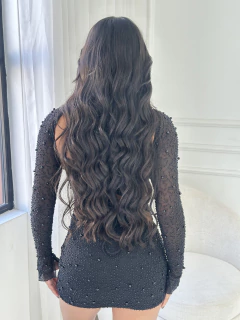 Vestido Denise Pérola Manga Longa Cód. 2455 - DB STORE