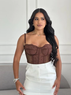 Croped Corselet Cód. 2311 (Coleção Encanto Outonal) - comprar online