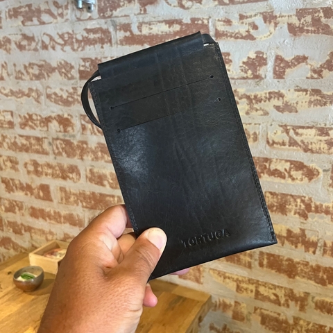 Porta Celular (Negro, Crudo)