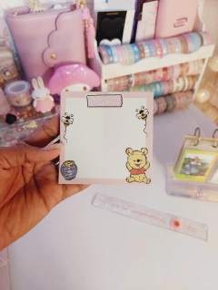 Bloco de anotações Ursinho Pooh na internet