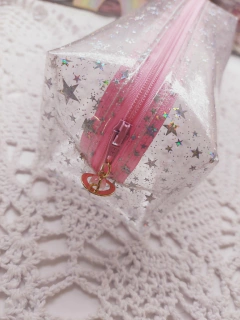 Estojo Jelly zíper na internet