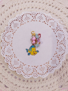 Charm luxo pequena sereia
