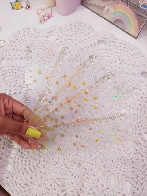 Régua transparente com foil Big Dreams