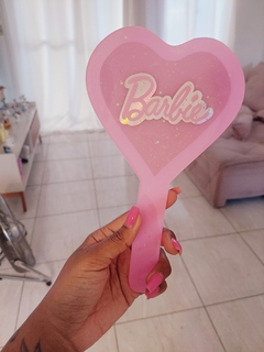 Espelho coração Barbie