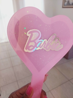 Espelho coração Barbie na internet