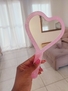 Espelho coração Barbie - comprar online