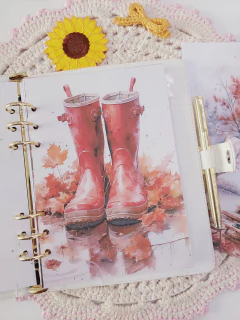 Kit de Dashboard Clear Fall red - Sweet Dreams