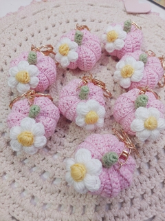 Chaveiro Abóbora pink - comprar online