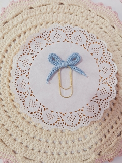 Clips Laço delicado crochê - loja online