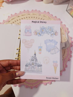 Cartela adesiva Magical disney