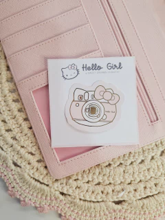 Die Cut Camera Hello Girl