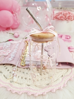 Glass cup coquette