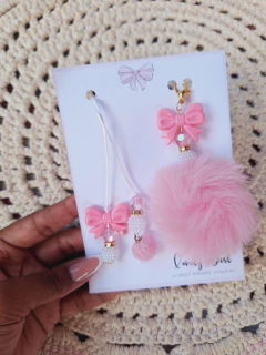 Charm Laço pompom - loja online