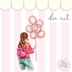Die cut girl ballon - Sweet Dreams