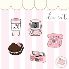 Die Cut meu momento hello kitty
