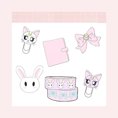 Die cut Cat moon