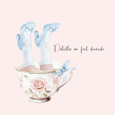 Die Cut xícara Alice