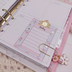 Die Cut Notes flower