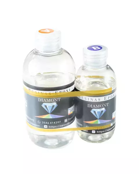 Resina epoxi GLASS FLUENT x 300g - comprar online