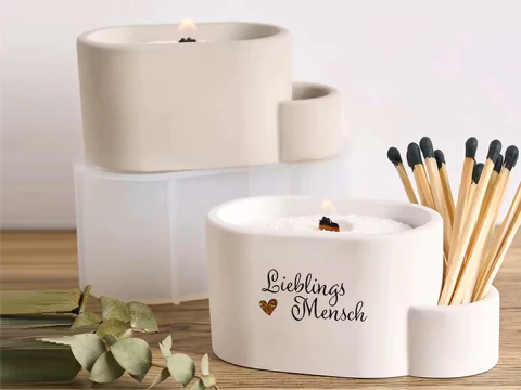 Molde porta vela + porta fósforos - comprar online