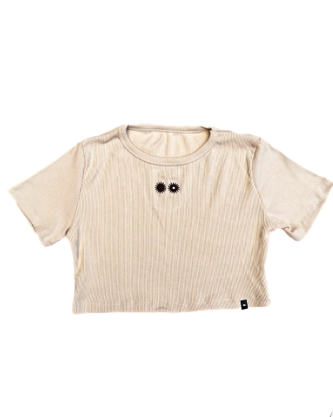 TOP REMERA BEIGE