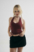 Top halter ''Descarada'' - Bordo - tienda online