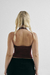 Top halter ''Descarada'' - Bordo en internet