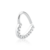 PIERCING CORAÇÃO CRAVEJADO DE TORÇÃO