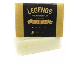 Jabón Exfoliante Natural De Coco Legends X 100 Grs
