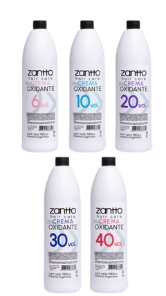 Oxidante 20 volumenes ZANTTO x 5 litros en internet