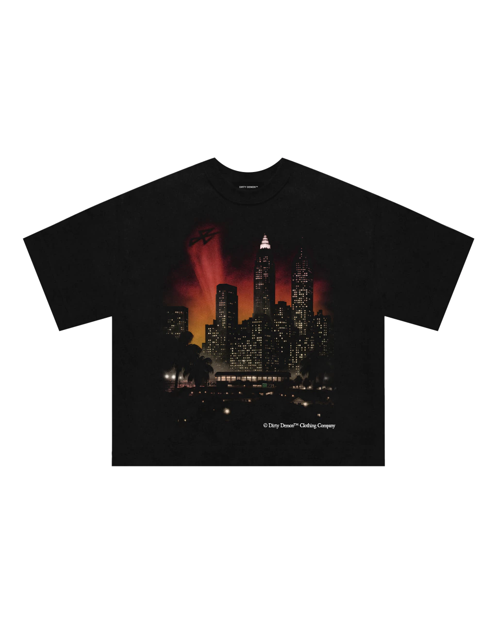 REMERA SKYLAND NEGRA