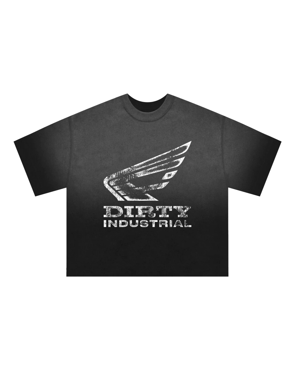 REMERA "INDUSTRIAL" BLACK WASHED