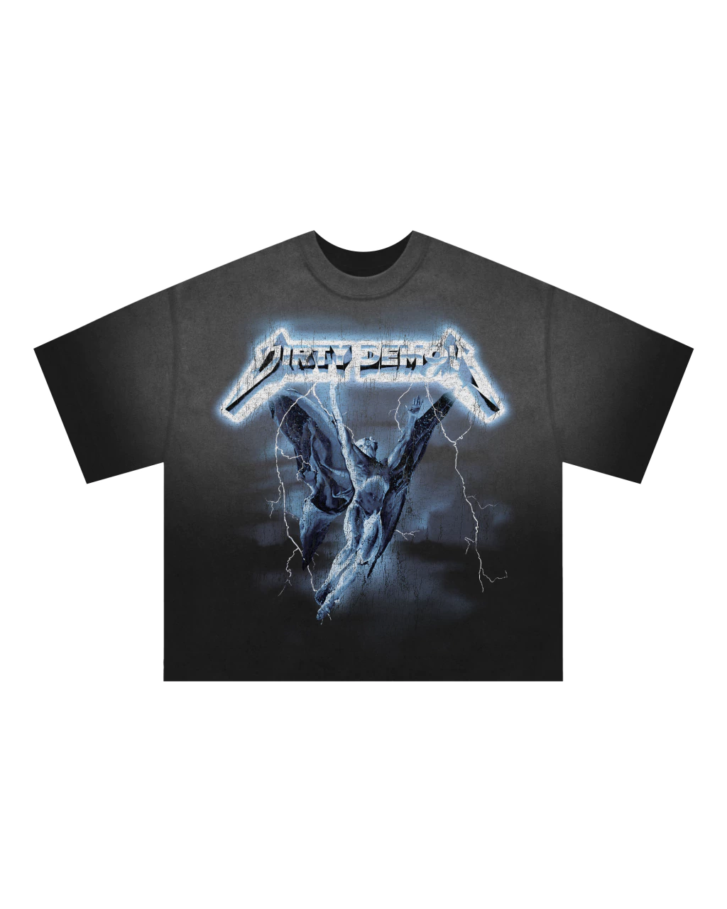 REMERA "ARCANGEL" BLACK WASHED