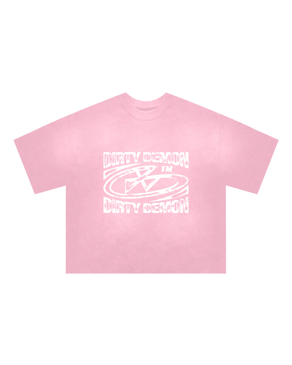 REMERA "SQUARE" PINK WASHED