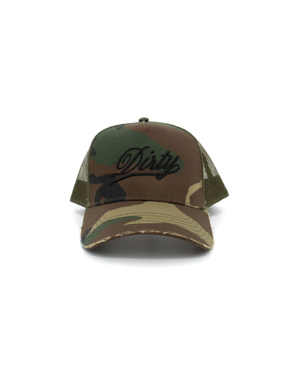 GORRA TRUCKER CAMUFLADA "DIRTY"