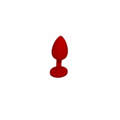 PLUG ANAL VERMELHO EM SILICONE P na internet