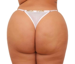 CALCINHA EM TULE PERSONALIZAVEL PLUS SIZE GG AO G1 PARA NOMES E FRASES - comprar online