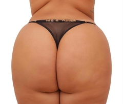 Imagem do CALCINHA EM TULE PERSONALIZAVEL PLUS SIZE GG AO G1 PARA NOMES E FRASES