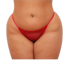 CALCINHA EM TULE PERSONALIZAVEL PLUS SIZE GG AO G1 PARA NOMES E FRASES - VITORELI SEX SHOP