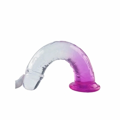 Imagem do PROTESE DILDO TRANSPARENTE COM VENTOSA 19,5X3,8