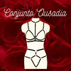 Conjunto Ousadia de Ligas Vermelha BLACK