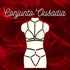 Conjunto Ousadia de Ligas Vermelha BLACK