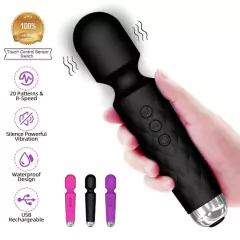 Vibrador Recarregavel Varinha Magica