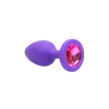 PLUG ANAL ROXO EM SILICONE M