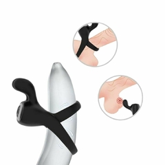 ANEL PENIANO EM SILICONE COM VIBRADOR RECARREGAVEL na internet