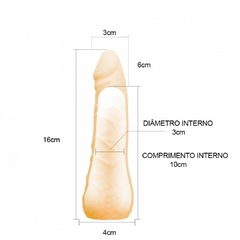 Capa Peniana Em Cyberskin 16x3cm na internet