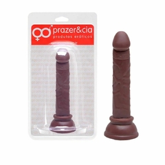 Protese Plug Anal Chocolate 14x2,5 cm - VITORELI SEX SHOP