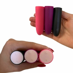 VIBRADOR BULLET RECARREGAVEL PREMIUM 10 VIBRAÇÕES - loja online