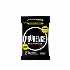 Preservativo Camisinha Prudence Extra Grande 56mm 3 uni - comprar online