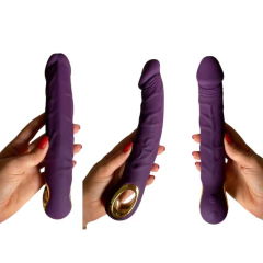 PROTESE DILDO JUMP RECRREGAVEL COM VIBRADOR COM 10 NIVEIS DE VIBRAÇÃO - VITORELI SEX SHOP
